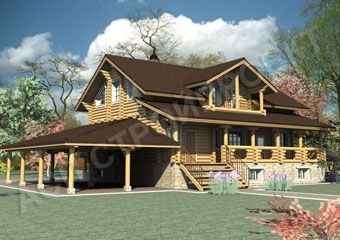 Проект деревянного дома Вишнёвый сад