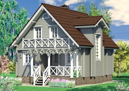 Проект деревянного дома Динамо