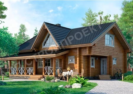 Проект деревянного дома Лёшина дача