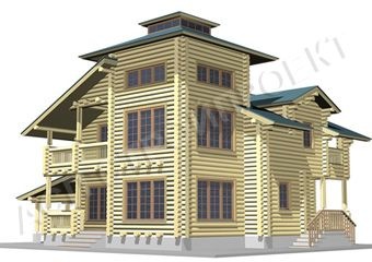 Проект деревянного дома Маяк