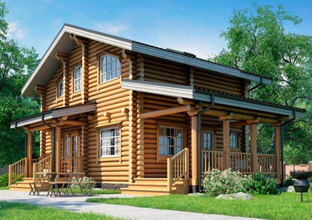 Проект деревянного дома Миндальная роща