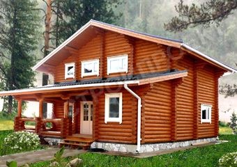 Проект деревянного дома Санрайз