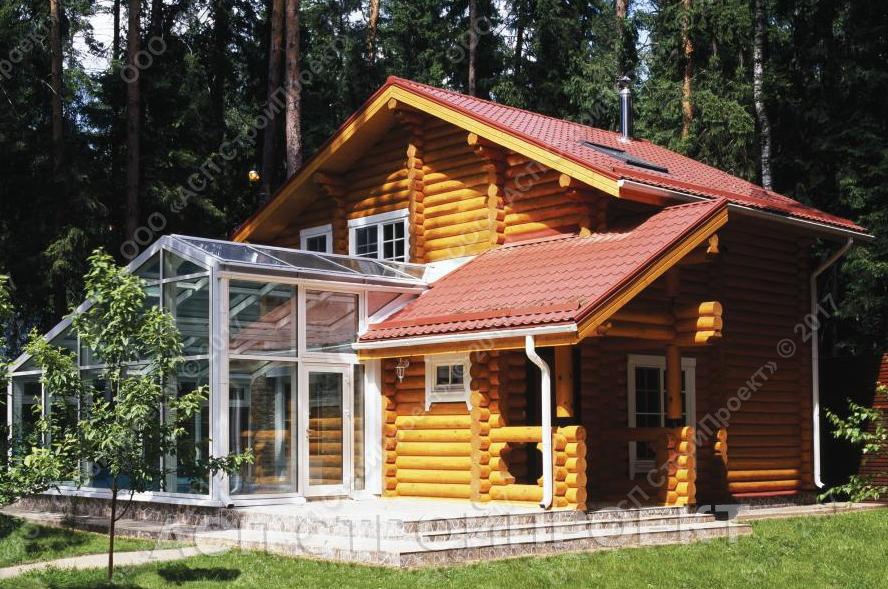 Деревянный дом из сосны Синий лес