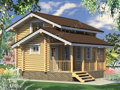 Проект деревянного дома Урал-5