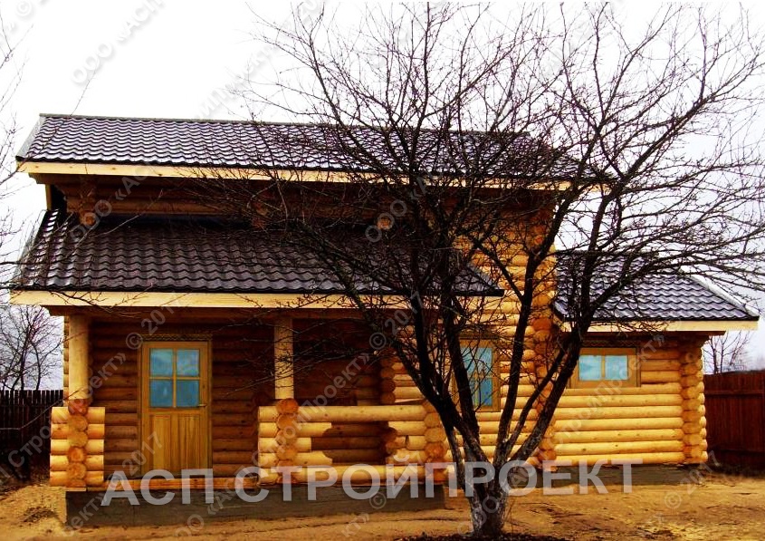 Дом из рублёного бревна Уральский кряж